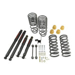 Belltech 964ND complete 2-inch front and 4-inch rear lowering kit with Nitro Drop II shock absorbers and hardware.