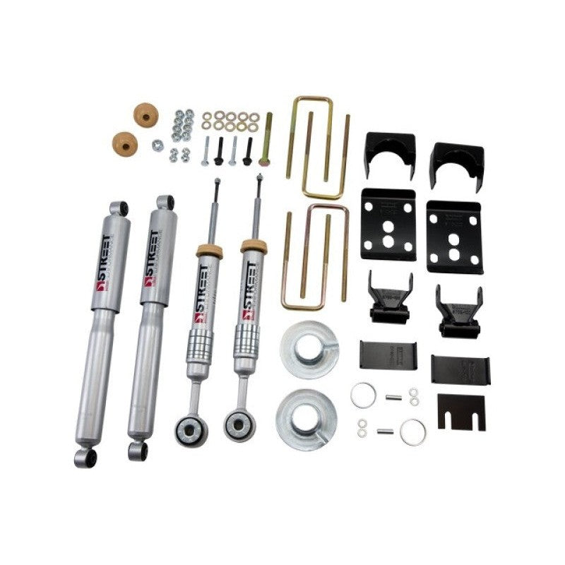 Belltech 971SP suspension lowering kit with Street Performance shocks and hardware for 2009-2013 Ford F-150 2WD trucks.