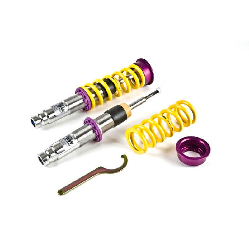 Belltech 21013 front coilover assembly with threaded damper body, performance spring, and hardware for Trailblazer SS.