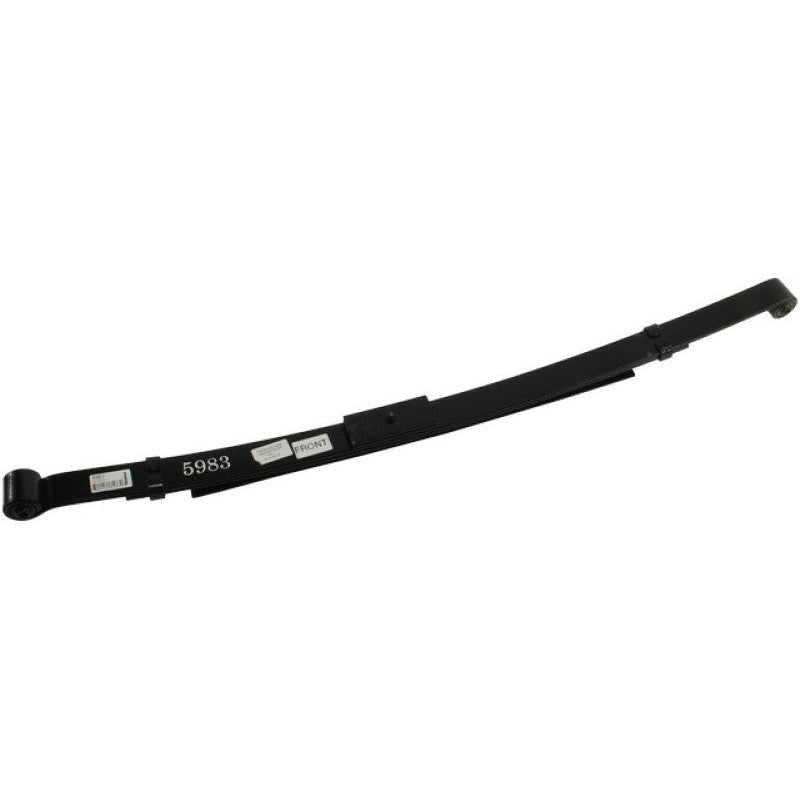 Belltech 5983 black powder-coated 3-inch lowering leaf spring for 1997-2004 Dodge Dakota trucks.