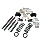 Belltech Nitro Drop 2 complete lowering kit including shock absorbers and high-grade installation hardware.