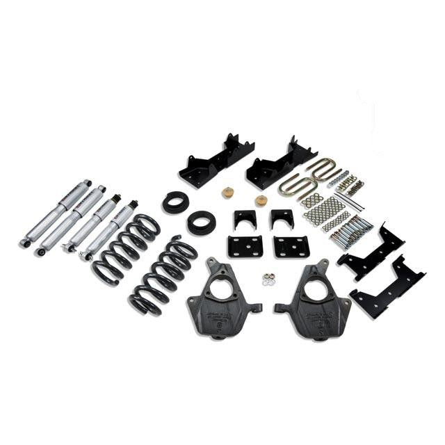 Belltech 667SP lowering kit with Street Performance shocks and Grade 8 hardware for 2001-2007 Silverado and Sierra 1500.