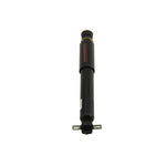 Belltech Nitro Drop 2 shock absorber with white body, steel dust cover, and vulcanized rubber bushings.