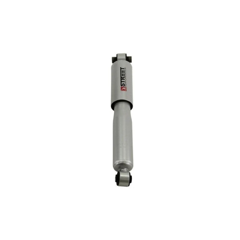 Belltech Street Performance twin-tube shock absorber with steel dust cover and high-durometer rubber bushings