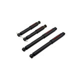 Belltech Nitro Drop 2 twin-tube shock set with 55mm bodies and steel dust covers for lowered trucks