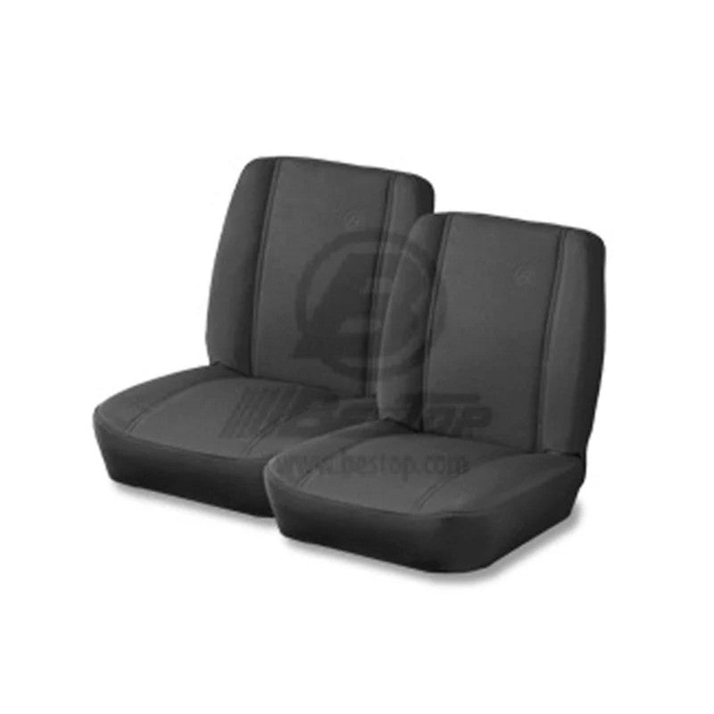 Bestop Trailmax II Classic low-back front seat in All Vinyl Spice for 1955-2006 Jeep CJ5, CJ7, and Wrangler models.