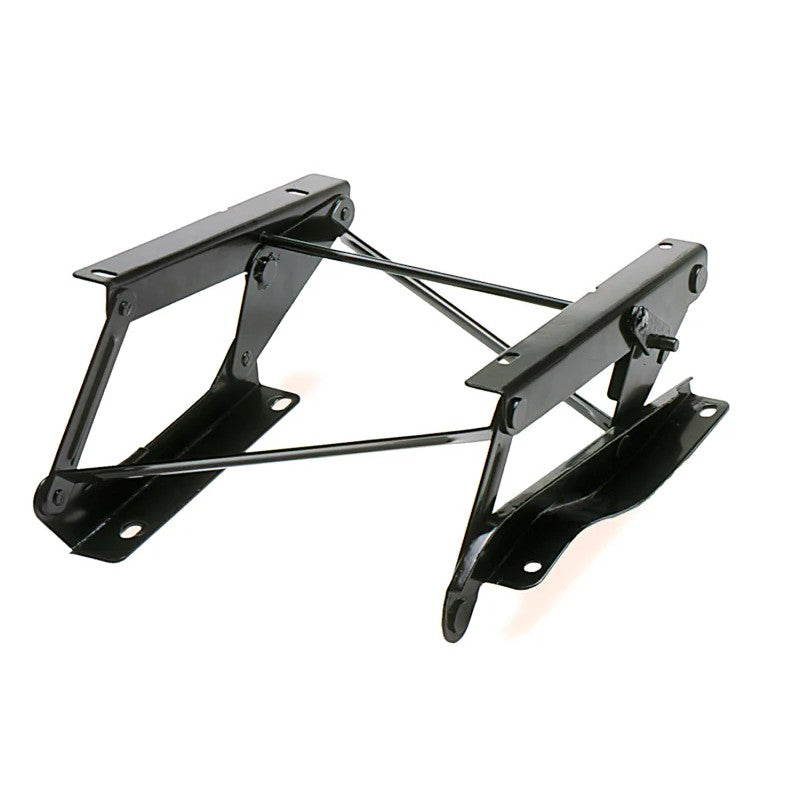 Black Bestop passenger side seat riser bracket for 1976-1995 Jeep CJ5, CJ7, and Wrangler YJ