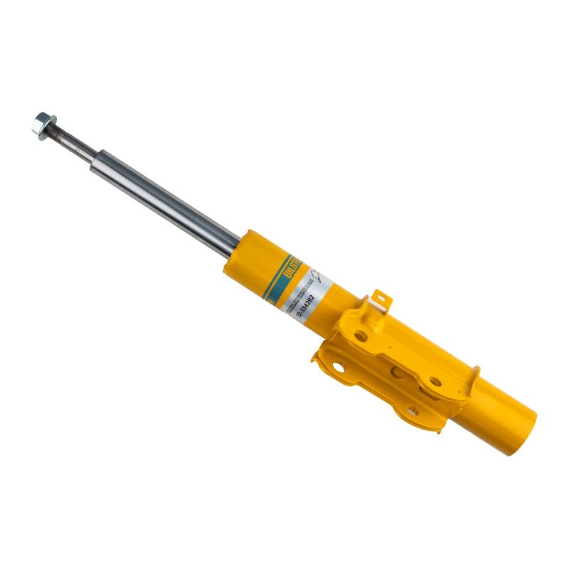 Yellow and blue Bilstein B6 Camper series front suspension strut for 2007-2018 Sprinter 2500/3500 chassis.