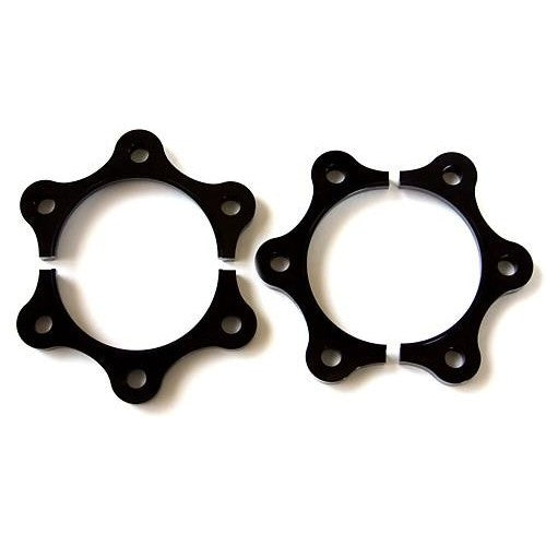 Black BLOX Racing half shaft spacers for 2000-2009 Honda S2000.