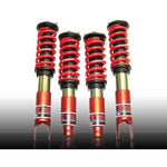 BLOX Racing Competition Series coilovers with 12kg front and 10kg rear springs for 1992-2001 Civic and Integra.