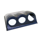 BLOX Racing BXGA-00200 black dual gauge cluster pod bezel for 1996-2000 Subaru Impreza.