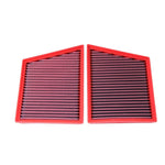 BMC FB901/20 red EPDM framed cotton gauze panel air filter for Jaguar F-Pace X761 3.0 Diesel.