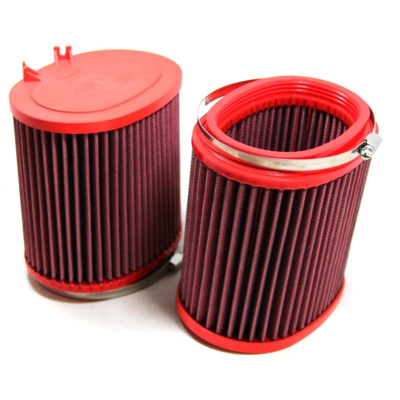 BMC FB550/08 high-performance red cotton gauze cylindrical air filter kit for Porsche 911 997 Carrera.