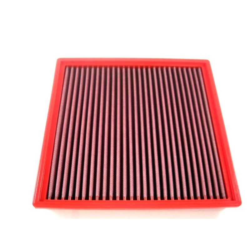 BMC red polyurethane framed replacement panel air filter with pleated cotton media for BMW ActiveHybrid 5