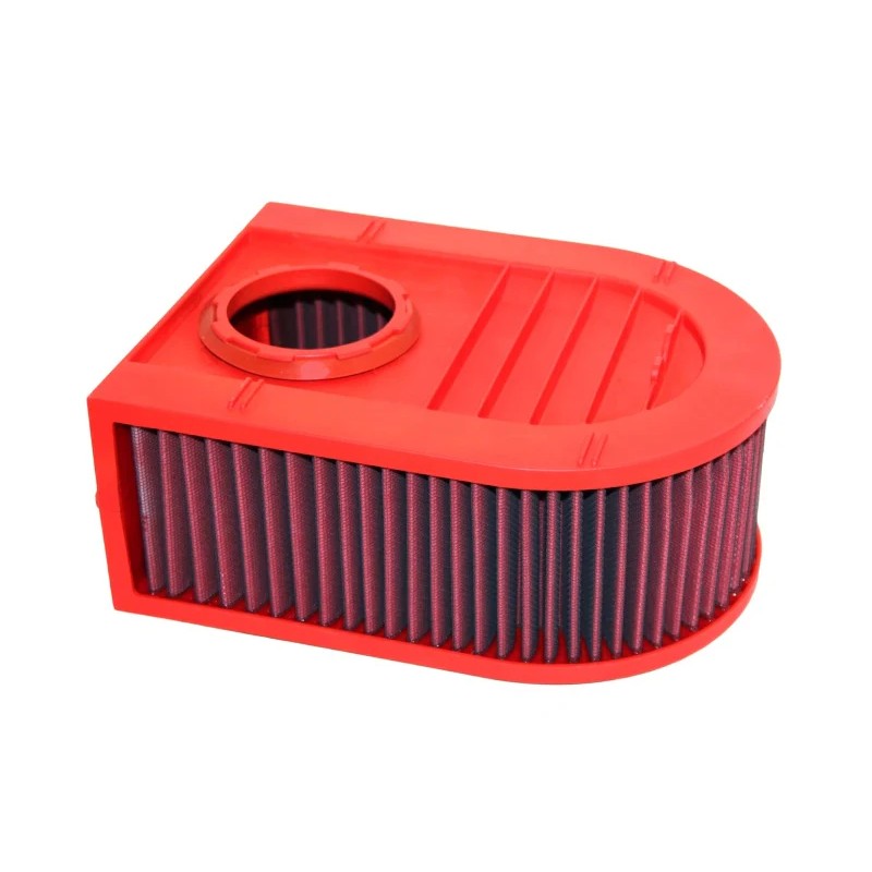 BMC FB867/04 red polyurethane performance panel air filter with pleated cotton media for Porsche Macan 2.0L.
