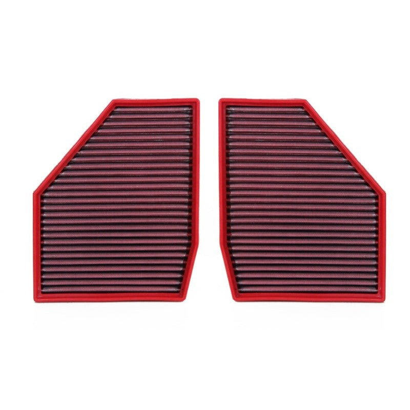 BMC FB01034 high-performance replacement panel air filter kit with red frames for BMW G30 G31 and F90 M5