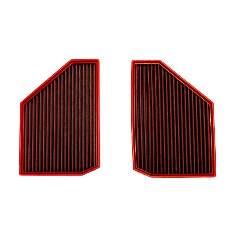 BMC high-performance red cotton gauze replacement panel air filter for 2019+ BMW X5 M and X6 M
