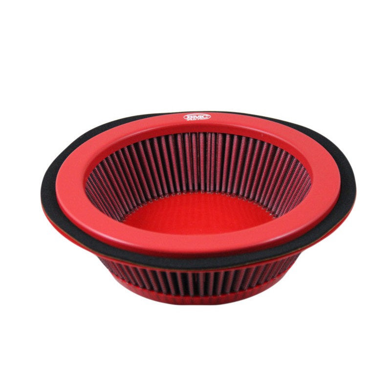 BMC FB865/04 red cotton gauze cylindrical air filter for 1990-2000 Lexus LS 400 with black polyurethane seals