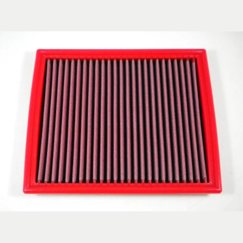 BMC FB102/01 red cotton gauze panel air filter with epoxy-coated mesh for 1993-1994 Alpina B10.