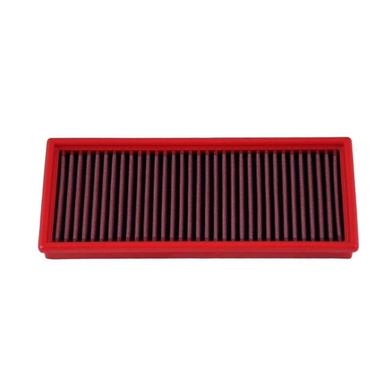 BMC red polyurethane panel air filter with oiled cotton gauze media for Fiat Punto II