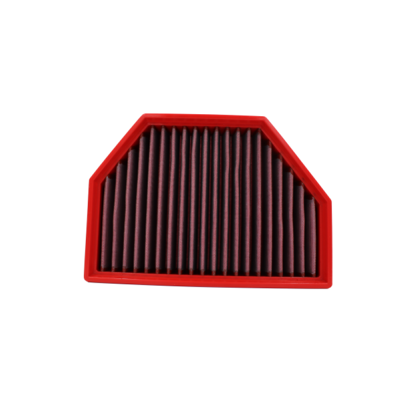 BMC FB01177 performance air filter with red rubber frame and oiled cotton gauze media for BMW X6 and X7 40i Mild Hybrid