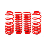 Set of four BMR SP640R red powder-coated lowering springs for 2006-2009 Chevrolet Trailblazer SS