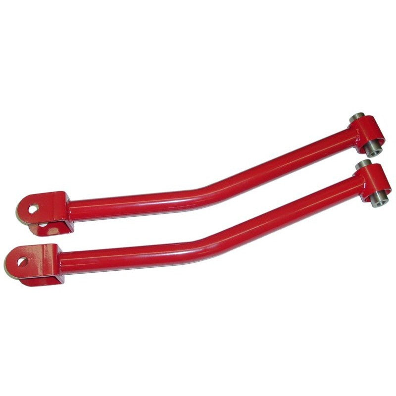 Red BMR Suspension trailing arms with spherical bearings for 2004-2005 Cadillac CTS-V