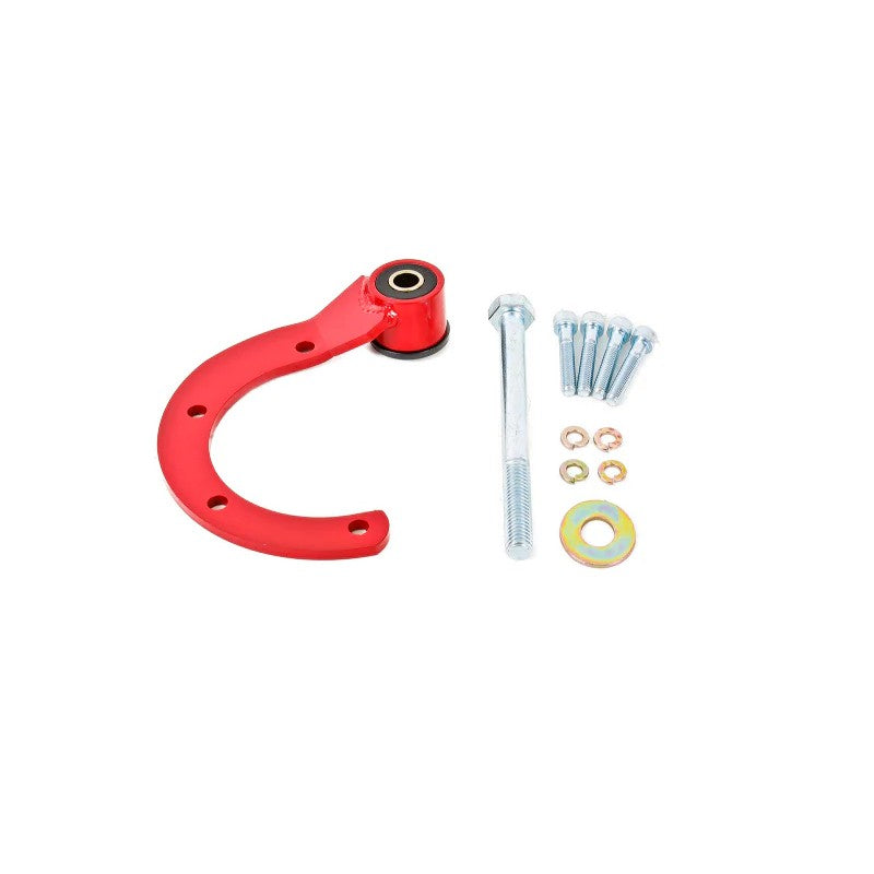 Red powder-coated BMR pinion support brace for 2004-2006 Cadillac CTS-V