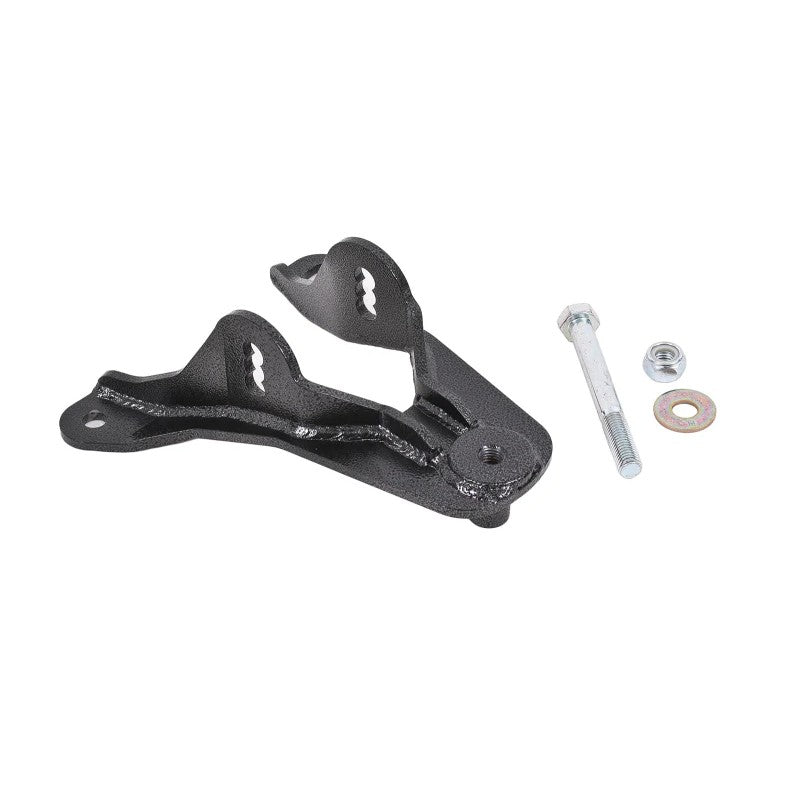 BMR Suspension heavy-duty upper control arm mount in black hammertone for 2005-2010 Ford Mustang S197