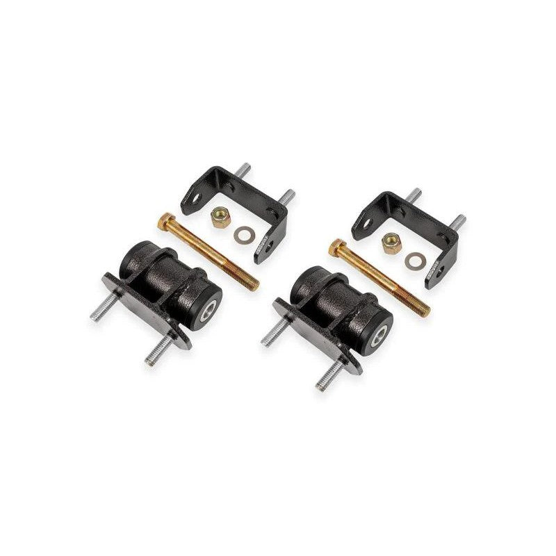 BMR Black Hammertone Solid Delrin Transmission and Differential Mount for C6 Corvette