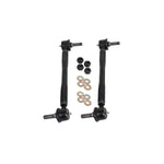BMR ELK010 black anodized double-adjustable front sway bar end link kit for 2005-2014 Ford Mustang