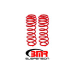 BMR Suspension SP012R red rear performance and drag lowering springs for 2005-2014 Ford Mustang S197 models