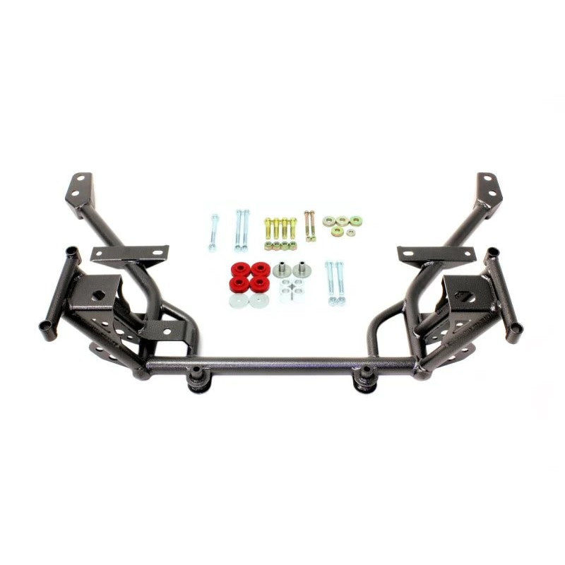 BMR Suspension KM018H tubular K-member with standard mounts in black hammertone for 2005-2014 Ford Mustang