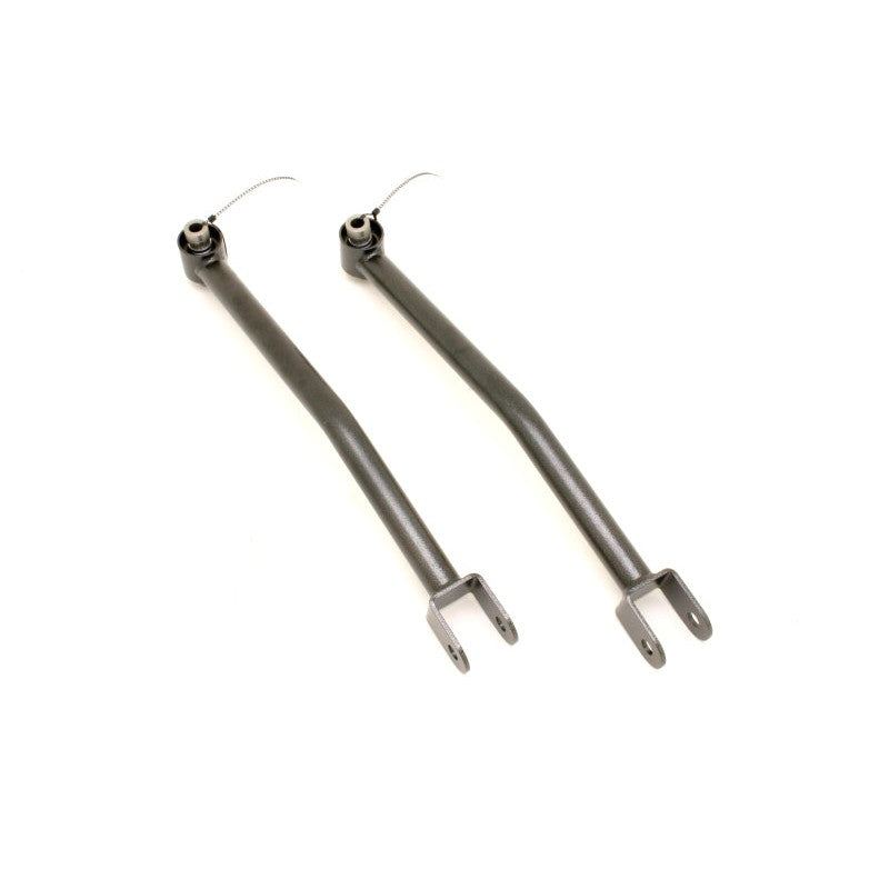 BMR black hammertone boxed lower control arms with polyurethane bushings for 2005-2014 Ford Mustang.