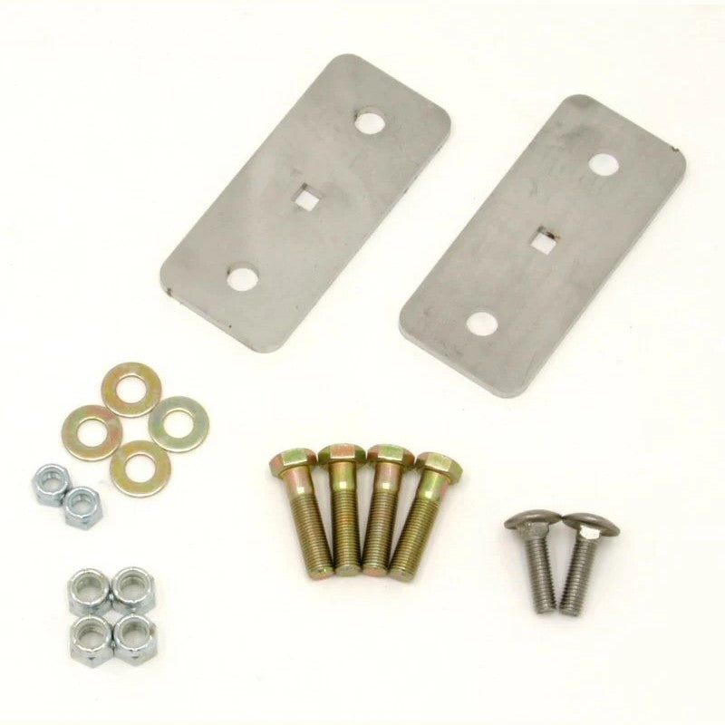 BMR bare steel rear sway bar relocation brackets for 2005-2014 Ford Mustang S197.