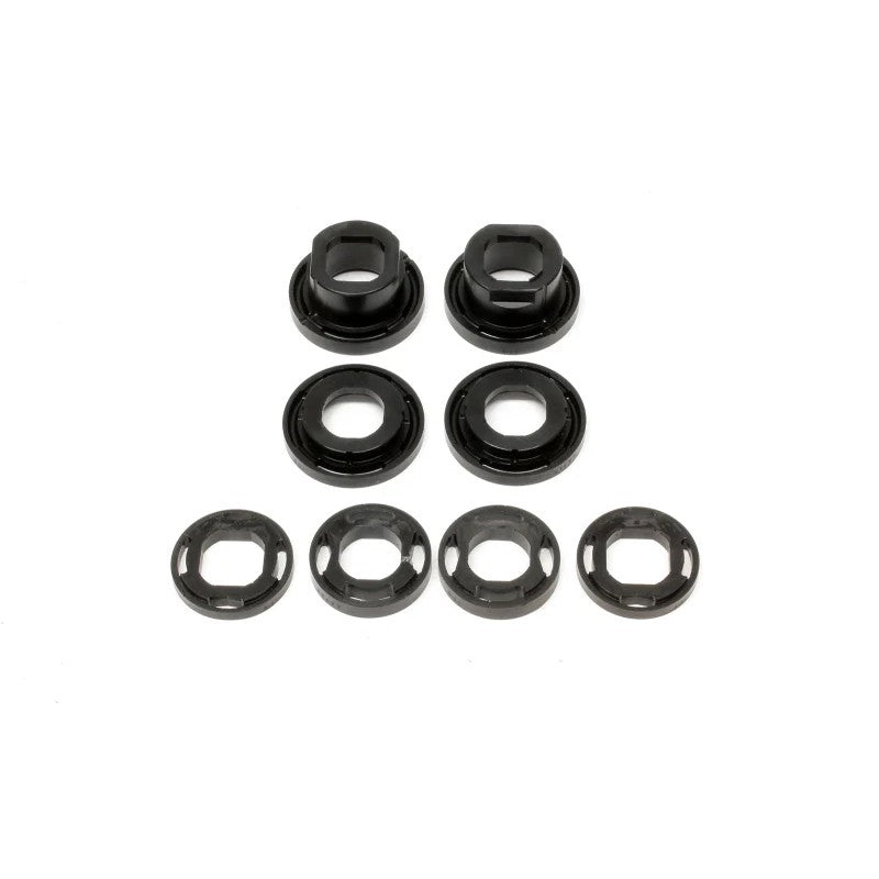 Black BMR Suspension elastomer rear cradle street version bushing kit for 2008-2009 Pontiac G8.