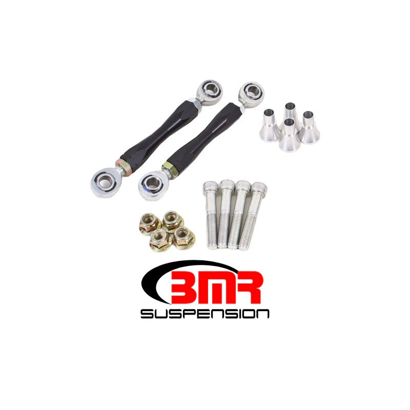 BMR ELK111 front sway bar end link kit with black finish for 2008-2017 Dodge Challenger.