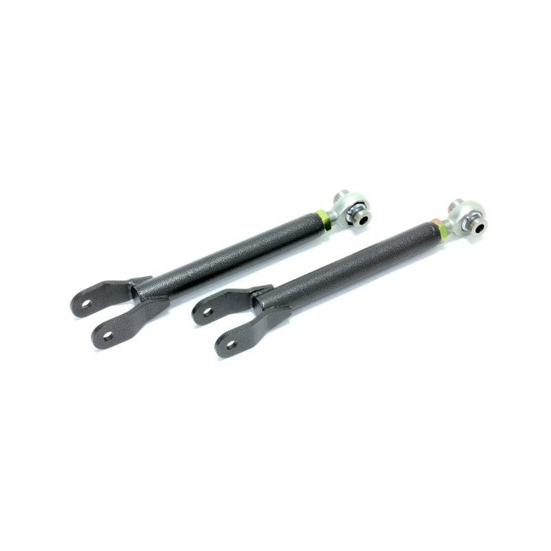 BMR Suspension rear trailing arms in black hammertone with single adjustable Teflon-lined rod ends