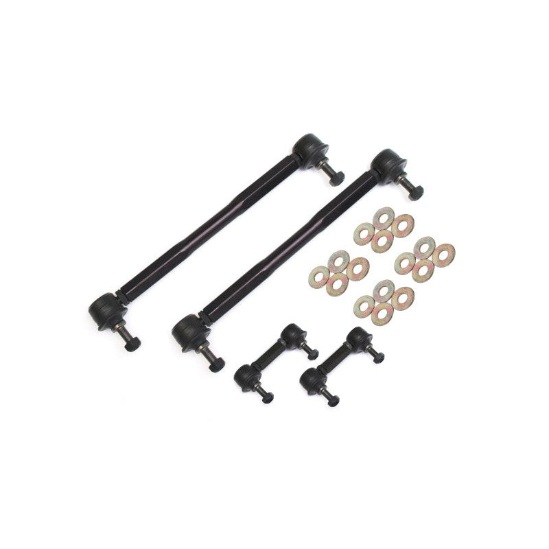 BMR Suspension ELK007 black heavy-duty adjustable front and rear sway bar end links for 2008-2009 Pontiac G8.