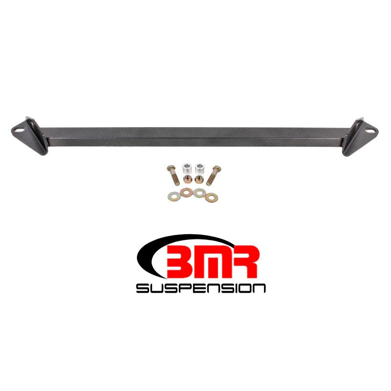 BMR black hammertone 2-point front subframe chassis brace for 2015-2024 Ford Mustang