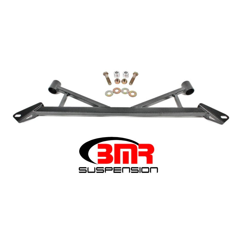 BMR Black Hammertone 4-point front subframe chassis brace for 2015-2024 Ford Mustang