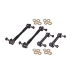 BMR ELK012 heavy-duty adjustable front and rear sway bar end links in a black finish.