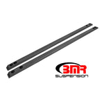 BMR Black Hammertone Super Low Profile Chassis Jacking Rails for 2015-2023 Ford Mustang