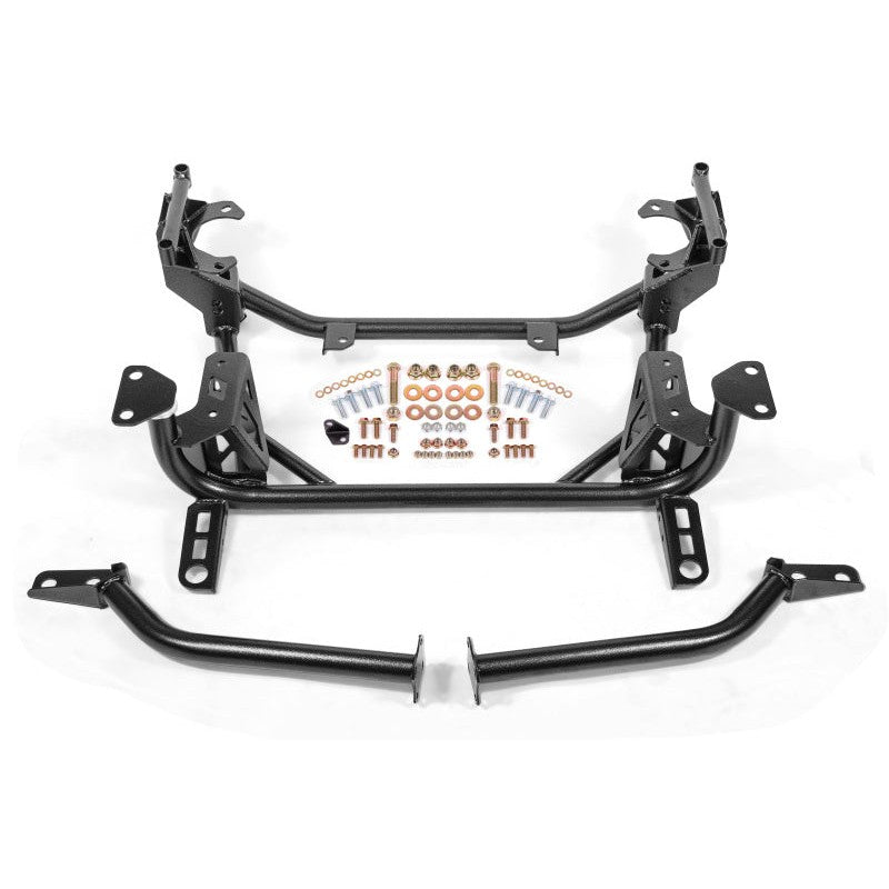 BMR Suspension black hammertone DOM steel tubular K-member for 2015-2024 Ford Mustang