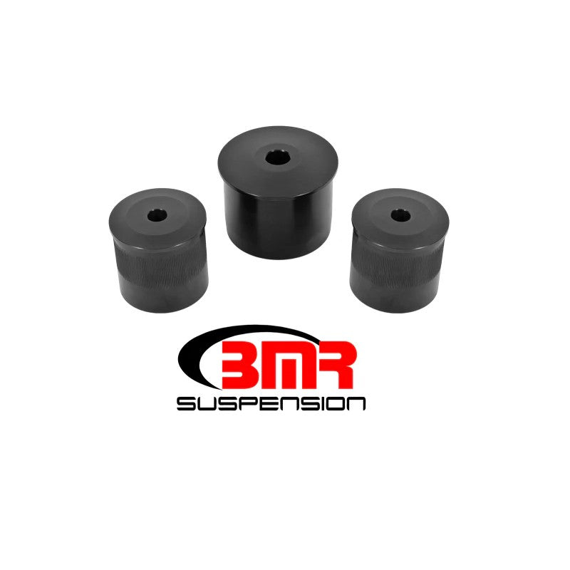 BMR BK059 black anodized CNC-machined billet aluminum differential bushings for 2016-2020 Chevrolet Camaro
