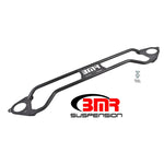 BMR STB019H black hammertone twin tube front strut tower brace for 2016-2020 Chevrolet Camaro.