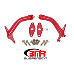Red BMR Polyurethane Motor Mount Kit with DOM steel stands and Grade 8 hardware for 2015-2024 Camaro and Cadillac CTS-V.