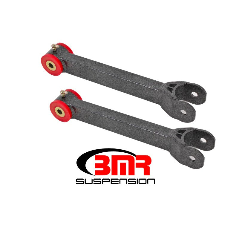 BMR Black Hammertone boxed steel upper trailing arms with polyurethane bushings for 2016-2020 Chevrolet Camaro.