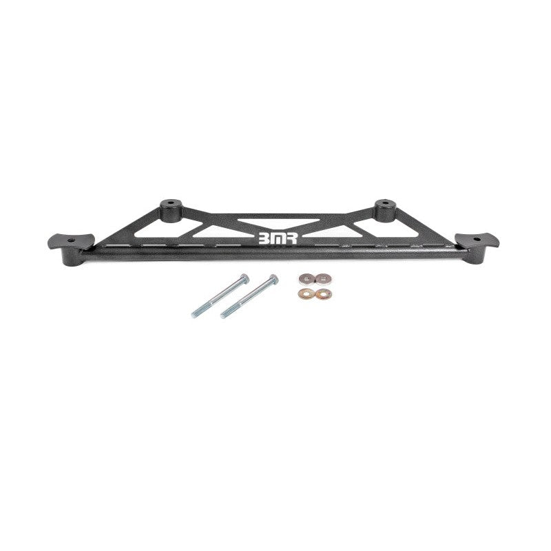 BMR CB009H Rear Cradle Brace in black hammertone powdercoat for 2016-2024 Chevrolet Camaro.