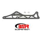 BMR Suspension black hammertone steel driveshaft tunnel brace for 2015-2024 Chevrolet Camaro and Cadillac CTS-V.